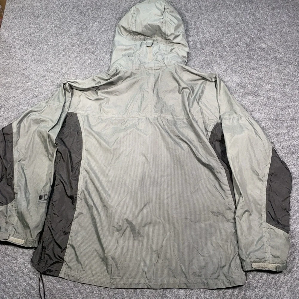Marmot Men Jacket XL Gray Nylon Polyester Precip Rain Jacket Ripstop Windbreaker